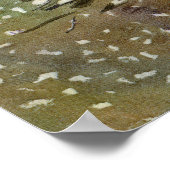 waterverf winterbos poster (Hoek)