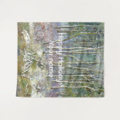 waterverf winterbos wandkleed (Voorkant (horizontaal))