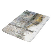 waterverf winterbrug badmat (Gekanteld)