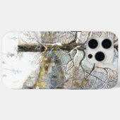 Waterverf winterbrug Case-Mate iPhone case (Achterkant (horizontaal))