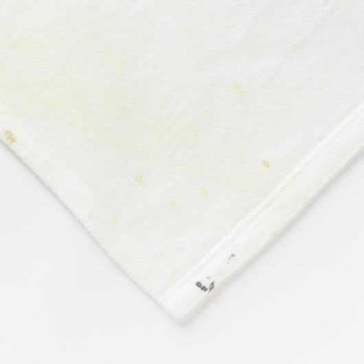 waterverf winterbrug fleece deken (Hoek)