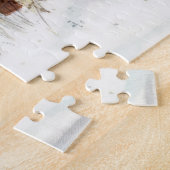 waterverf winterbrug legpuzzel (Zijkant)