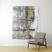 waterverf winterbrug wandkleed (In situ)