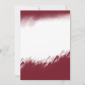 Waterverf wintergroen Vakantiefeest Kaart (Achterkant)