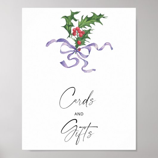 Waterverf winterkaarten en Poster van Gifts (Voorkant)