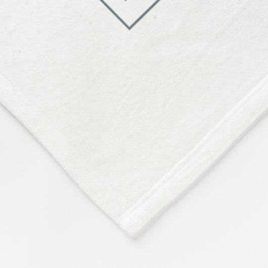 Waterverf winterkerstkabouter fleece deken (Hoek)