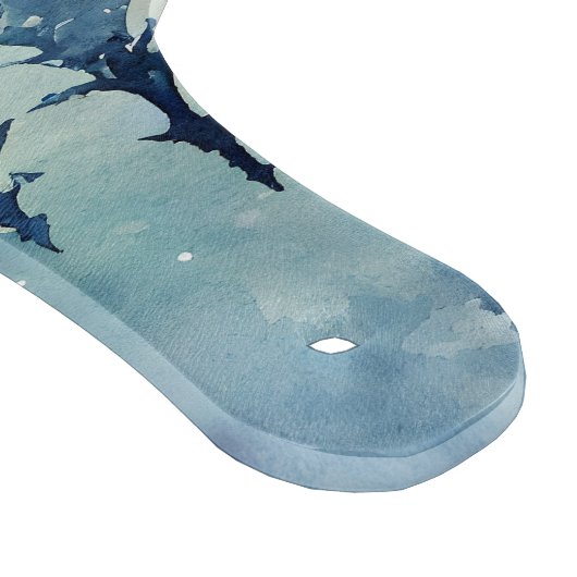 Waterverf Winterkrachtraad Snijplank (Hoek)