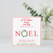 Waterverf Winterkrans PERSONALISEREN Kaart (Staand voorkant)