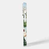 Waterverf winterlandschap met brandbomen Case-Mate iPhone case (Achterkant / Links)