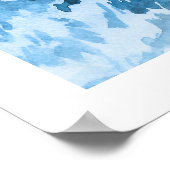 Waterverf Winterlandschap Natuur Poster (Hoek)