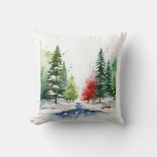 Waterverf Winterlandschappen Vol.6 Kussenontwerp Kussen