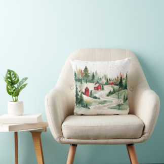 Waterverf Winterlandschappen Vol.6 Kussenontwerp Kussen