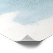 Waterverf winterlandschapsillustratie poster (Hoek)