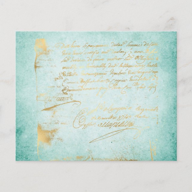 Waterverf wintermagische Aqua (Voorkant)