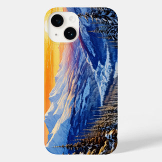 waterverf winterochtend iPhone / iPad case