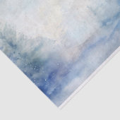 Waterverf wintersneeuw in de kleuren blauw nr. 1 tissuepapier (Detail)