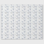 Waterverf Wintervakantie Patroon Cadeaupapier (Vlak)