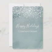 Waterverf wintervakantiebedrijf kaart (Achterkant)