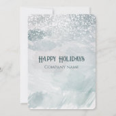 Waterverf wintervakantiebedrijf kaart (Achterkant)