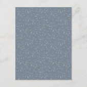 Waterverf winterweddenschap sneeuwbos - Details Informatiekaartje (Achterkant)