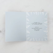 Waterverf Wish | Folded Holiday Foto Feestdagen Kaart (Binnen)