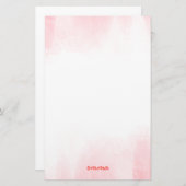 Waterverf Wisp Briefpapier (Voorkant / Achterkant)