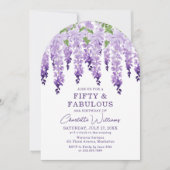 Waterverf Wisteria 50 en Fabulous Floral Chic Kaart (Voorkant)
