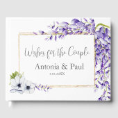 Waterverf Wisteria Blooms gastenboek (Voorkant)