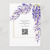 Waterverf Wisteria Blooms Informatiekaartje (Achterkant)