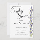 Waterverf Wisteria boomkoppels Douche Kaart (Voorkant)