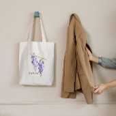 Waterverf Wisteria Botanisch Tote Bag