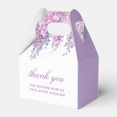 Waterverf Wisteria eerste communie tafel Bedankdoosjes (Achterkant)