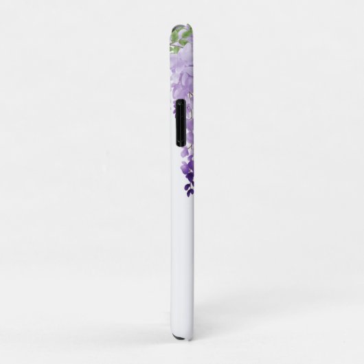 Waterverf Wisteria Gepersonaliseerde Naam Monogram Case-Mate iPhone Case (Achterkant/rechts)