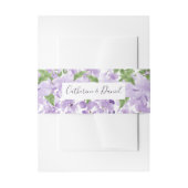 Waterverf Wisteria - Gepersonaliseerde naam | Wedd Uitnodigingen Wikkel (Voorkant Voorbeeld)