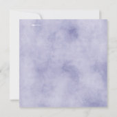 Waterverf Wisteria Huwelijksuitnodiging | Vierkant Kaart (Achterkant)