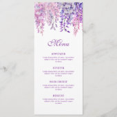 Waterverf Wisteria Klassiek Menu (Voorkant)