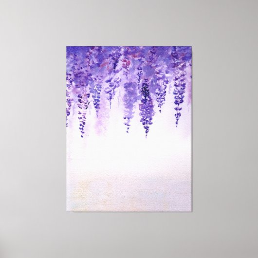 Waterverf Wisteria Print (Voorkant)