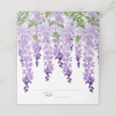 Waterverf Wisteria | Weddenschap Plaatskaartje (Buitenkant ongevouwen)