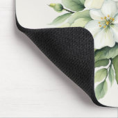 Waterverf Wit Apple Blossom Boeket Muismat (Hoek)