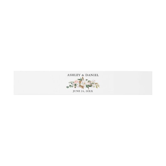 Waterverf Wit Magnolia's Roze Rozen Uitnodigingen Wikkel (Vlak)