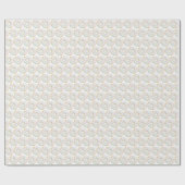 Waterverf wit sprinkle donuts patroon cadeaupapier (Vlak)