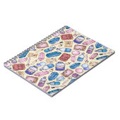 Waterverf Witchy Pattern Notitieboek (Linkerzijde)