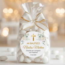 Waterverf Witte Bloemen Bautizo Recuerdos Favors