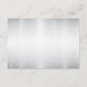 Waterverf Witte Bloemen Gouden Lijst Zilver Blauwg Informatiekaartje (Achterkant)