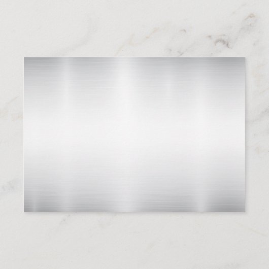 Waterverf Witte Bloemen Gouden Lijst Zilver Blauwg Informatiekaartje (Achterkant)