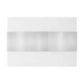 Waterverf Witte Bloemen Gouden Lijst Zilver Blauwg Uitnodigingen Wikkel (Achterkant Voorbeeld)