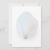 waterverf witte bloemenbruiloft uitnodigingen (Achterkant)