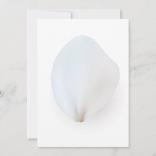 waterverf witte bloemenbruiloft uitnodigingen (Achterkant)