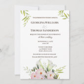 Waterverf Witte Calla Lilies Kaart (Voorkant)