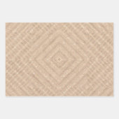 Waterverf witte, gele bloemen inpakpapier vel (Voorkant 2)